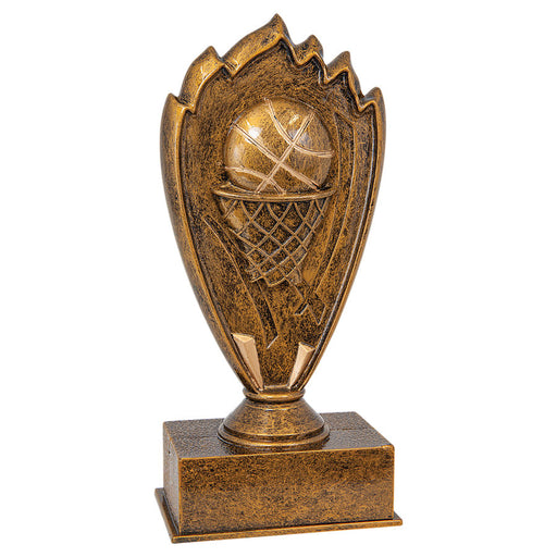 Blaze basketball trophy award for kids and school sports teams.