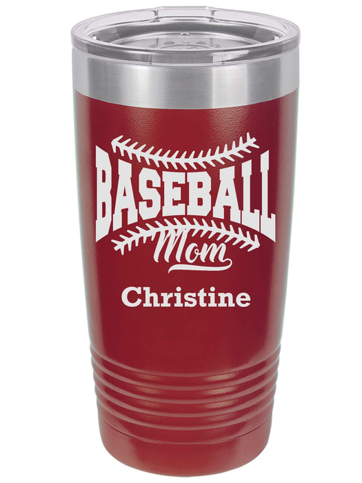 Baseball Mom 2 Personalized Tumbler