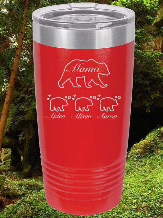 Mama Bear Tumbler Personalized
