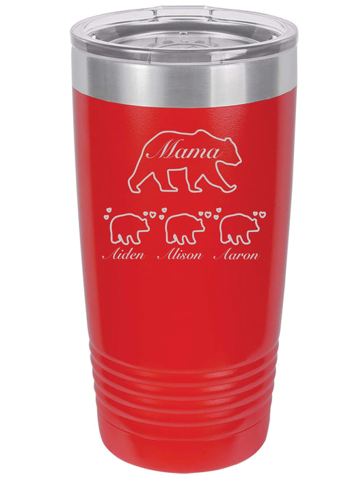 Mama Bear Tumbler Personalized