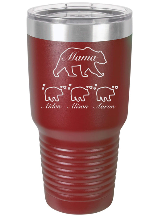 Mama Bear Tumbler Personalized