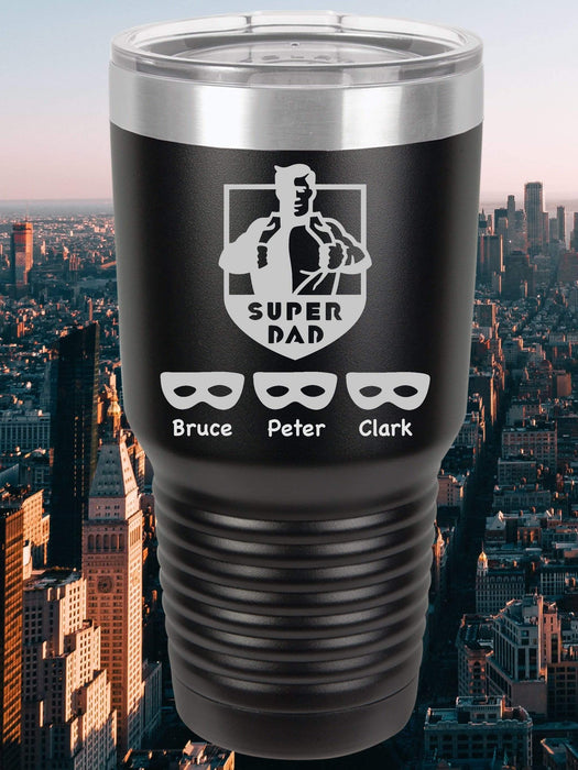 Super Dad Personalized Tumbler