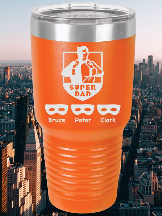 Super Dad Personalized Tumbler