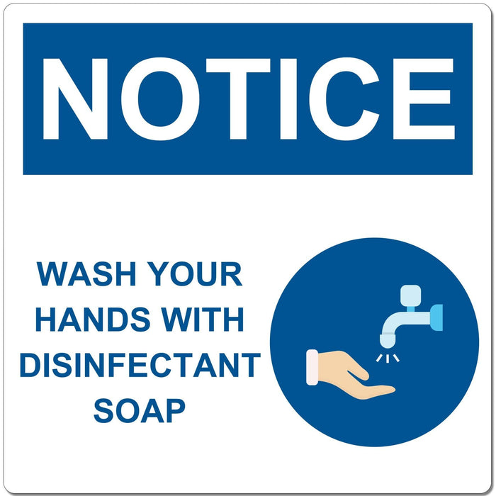 Wash Your Hands - 6" x 6" Ready to Mount