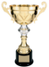 close up of custom gold cup trophy.