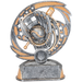 Hurricane baseball trophies are made of strong resin.