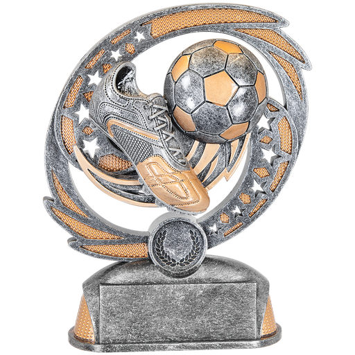 Soccer Resin Trophy award in 2 sizes with free engraving!