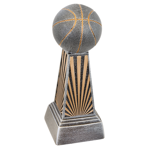 Basketball Resin Trophy.  Free custom engraved plate included.
