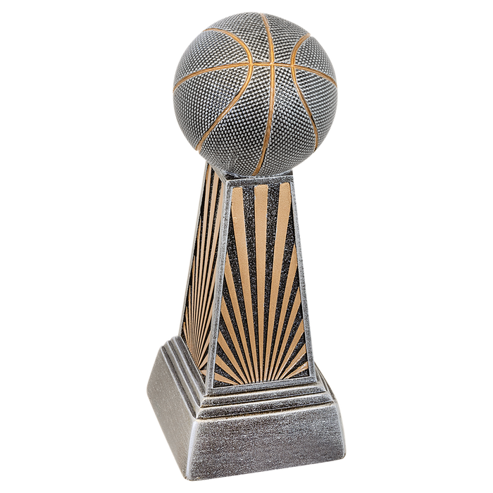 Basketball Resin Trophy.  Free custom engraved plate included.