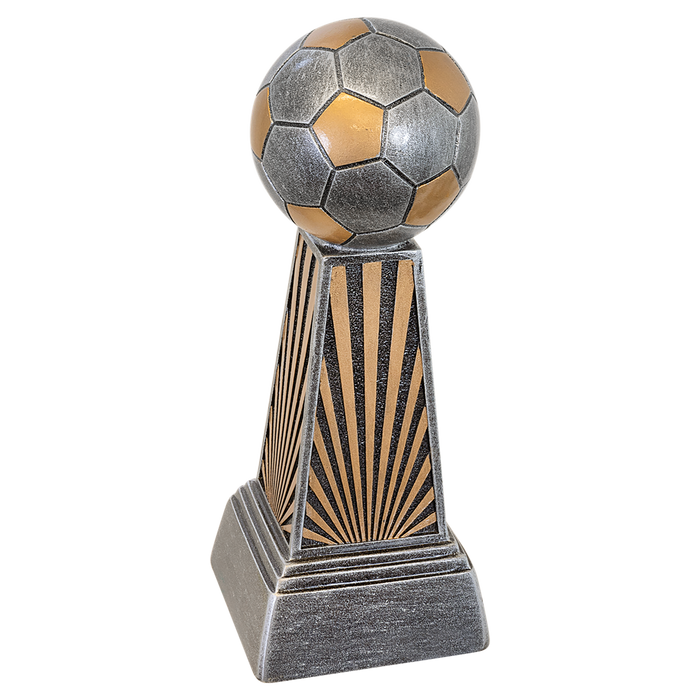 Resin Soccer Trophy Award.  Free custom engraved plate included!