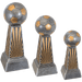 Soccer Resin Trophy available in 3 sizes with a free engraved plate.