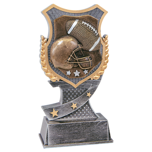Football Resin Trophy award in 2 sizes with free engraving!