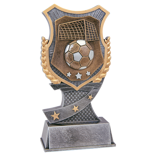 Soccer Resin Trophy award in 2 sizes with free engraving!