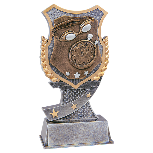 Swimming Resin Trophy award in 2 sizes with free engraving!