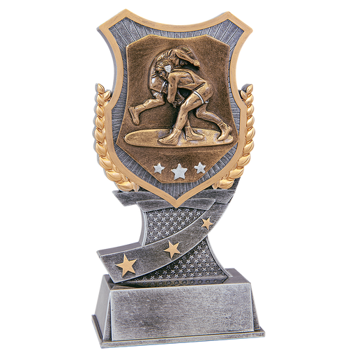 Wrestling Resin Trophy award in 2 sizes with free engraving!