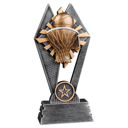 Basketball Resin Trophy award in 2 sizes with free engraving!