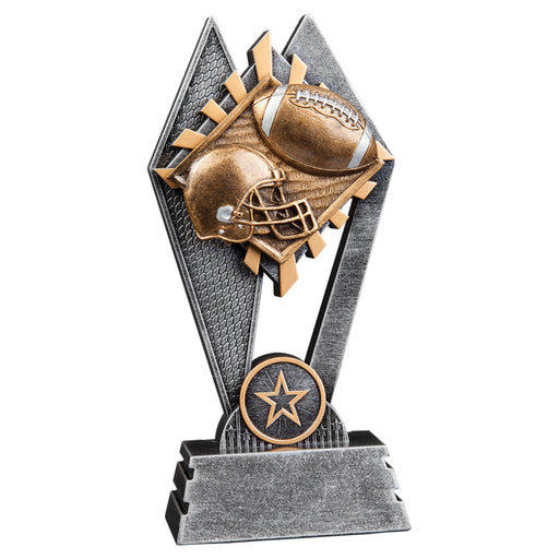 Football Resin Trophy award in 2 sizes with free engraving!