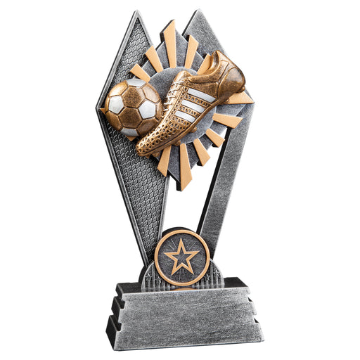 Soccer Resin Trophy award in 2 sizes with free engraving!