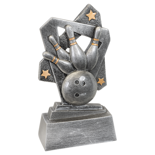 Bowling Resin Trophy award in 2 sizes with free engraving!