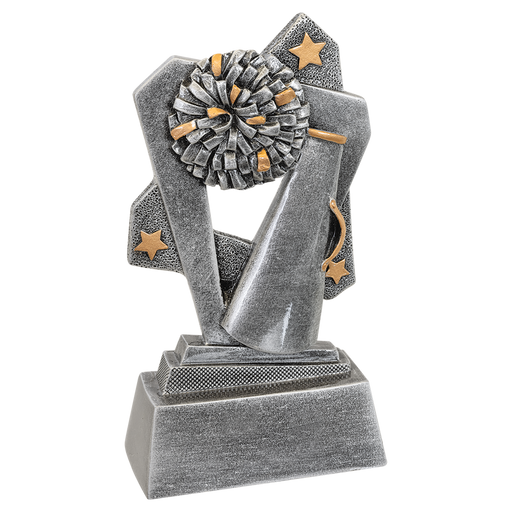 Cheerleading Resin Trophy award in 2 sizes with free engraving!
