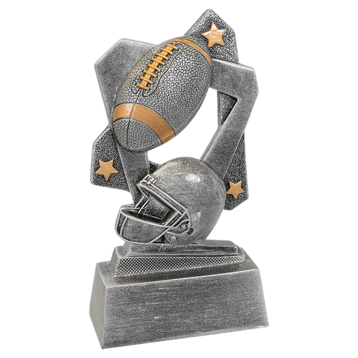 Football Resin Trophy award in 2 sizes with free engraving!