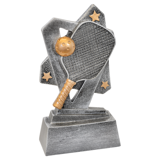 Pickleball Resin Trophy award in 2 sizes with free engraving!