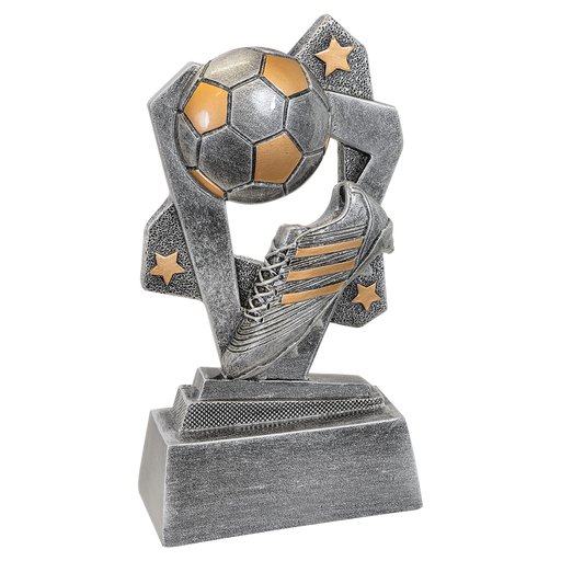 Soccer Resin Trophy award in 2 sizes with free engraving!