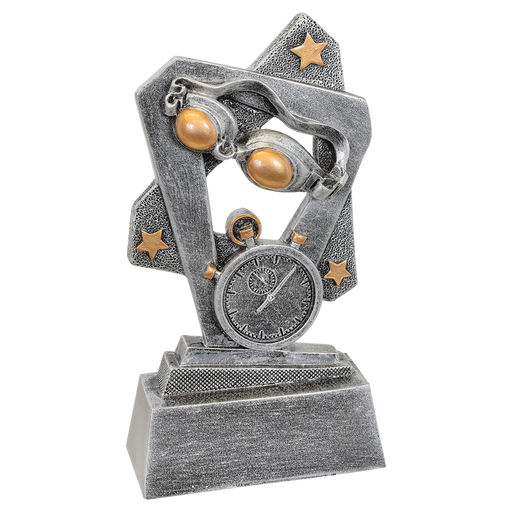 Swimming Resin Trophy award in 2 sizes with free engraving!