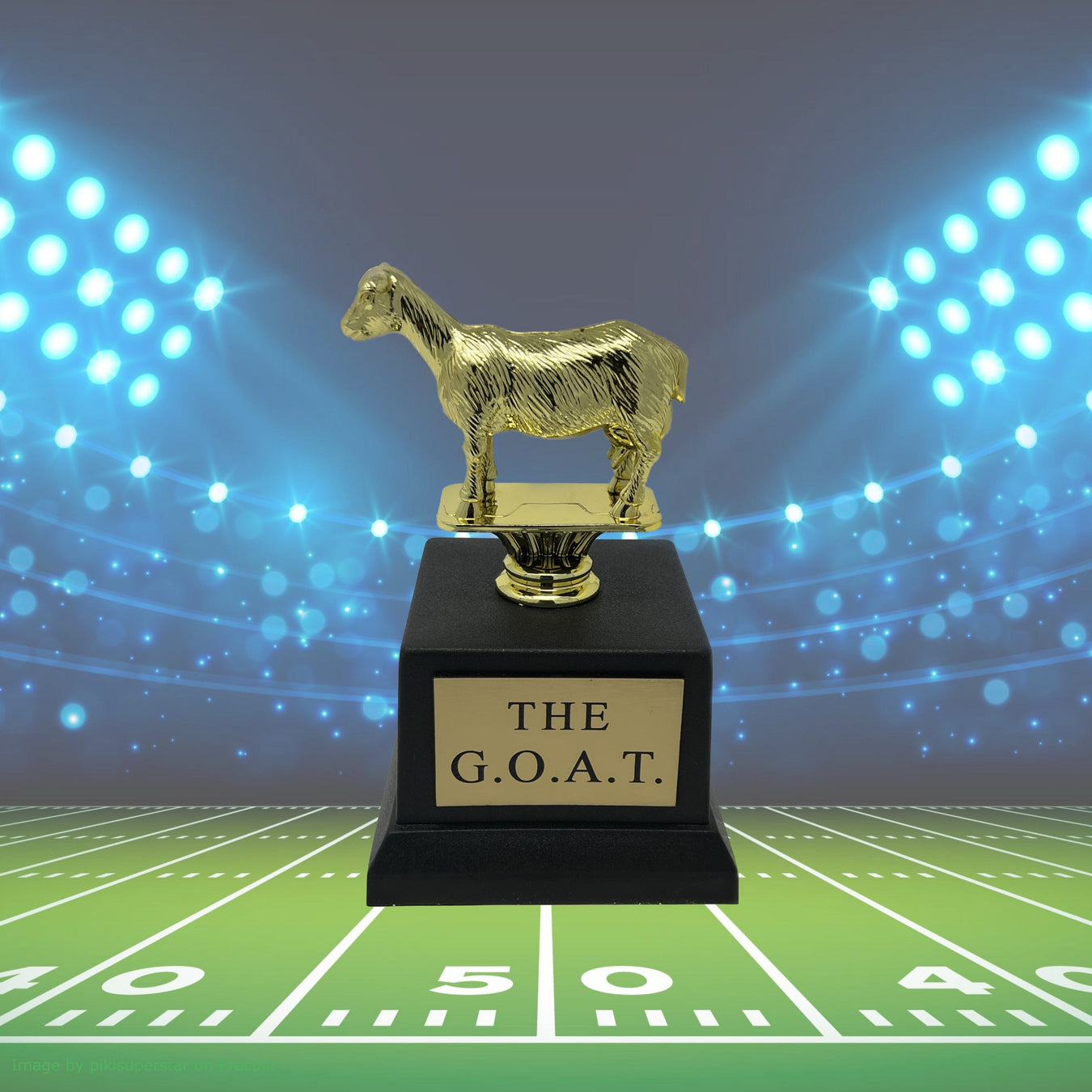 Griffco Supply The Goat Trophy - G.O.A.T Greatest of All Time Trophy, Funny Trophy for Boss, Coworker, Friend