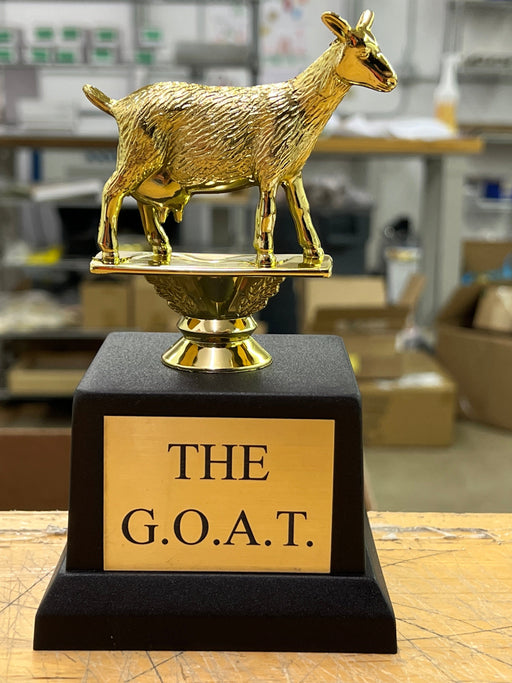 Griffco Supply The Goat Trophy - G.O.A.T Greatest of All Time Trophy, Funny Trophy for Boss, Coworker, Friend