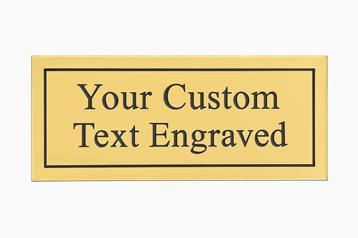 Replacement name plate for perpetual plaque