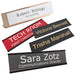 Desk name plates shown in multiple colors.