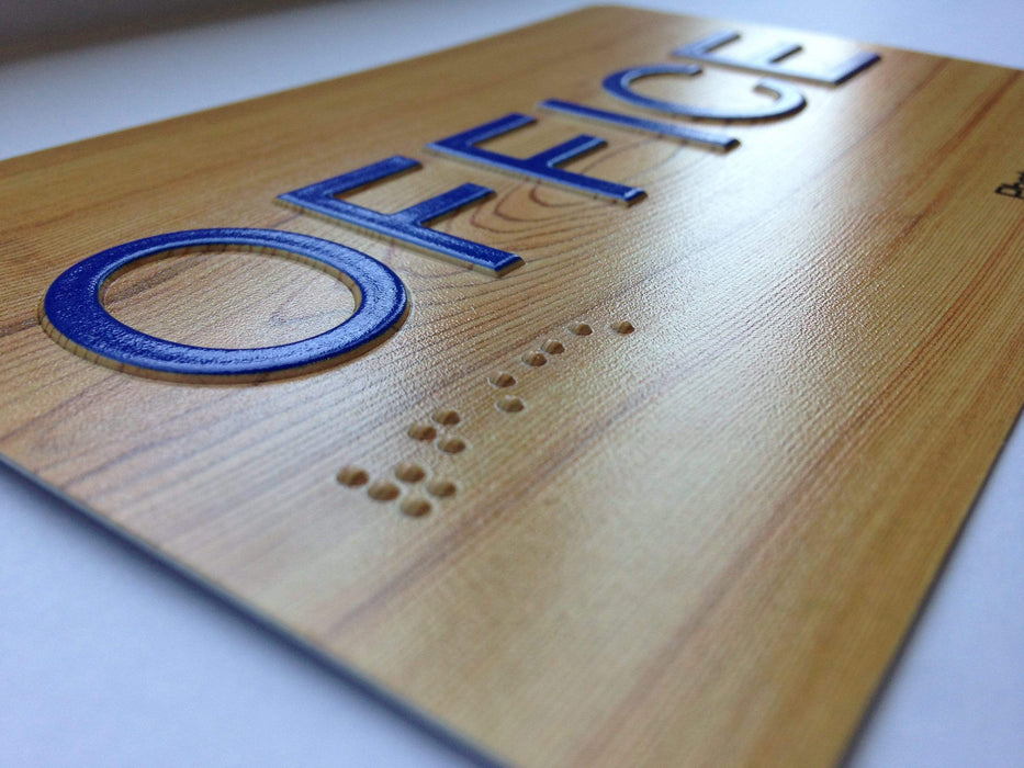 All Custom Design ADA Compliant Braille Sign
