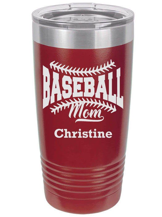 Baseball Mom 2 Personalized Tumbler