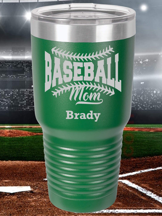 Baseball Mom 2 Personalized Tumbler