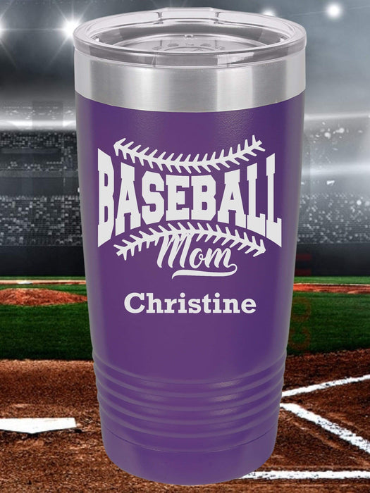 Baseball Mom 2 Personalized Tumbler