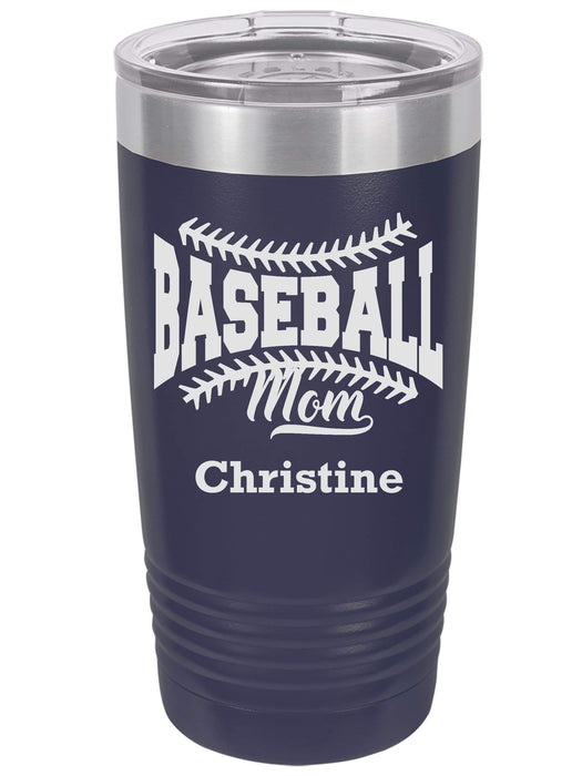 Baseball Mom 2 Personalized Tumbler