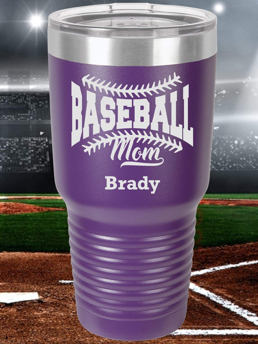 Baseball Mom 2 Personalized Tumbler