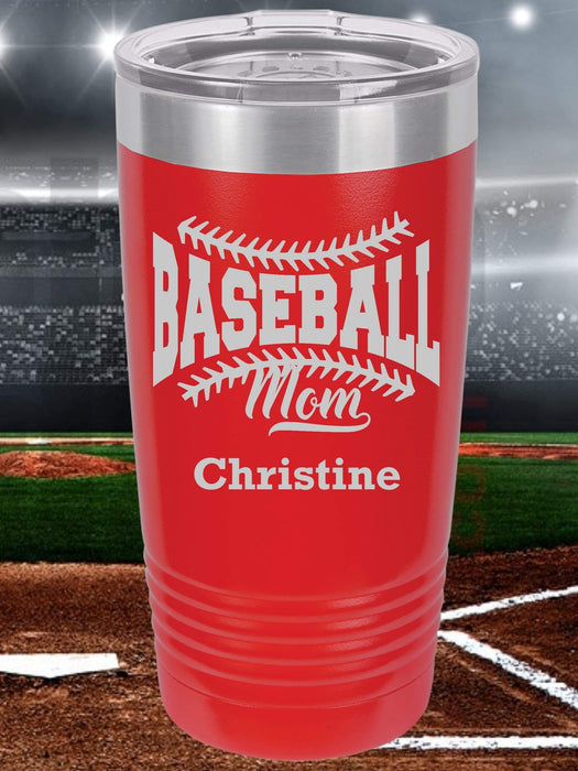 Baseball Mom 2 Personalized Tumbler