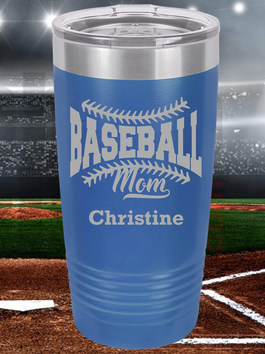 Baseball Mom 2 Personalized Tumbler