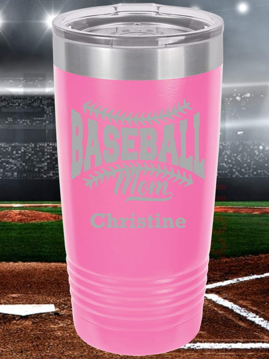 Baseball Mom 2 Personalized Tumbler