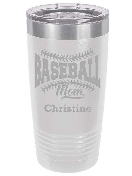 Baseball Mom 2 Personalized Tumbler