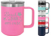 Beach Hair Don't Care 15 ounce Insulated Stainless Steel Coffee Mug