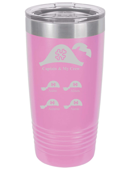 Captain & My Crew Personalized Tumbler