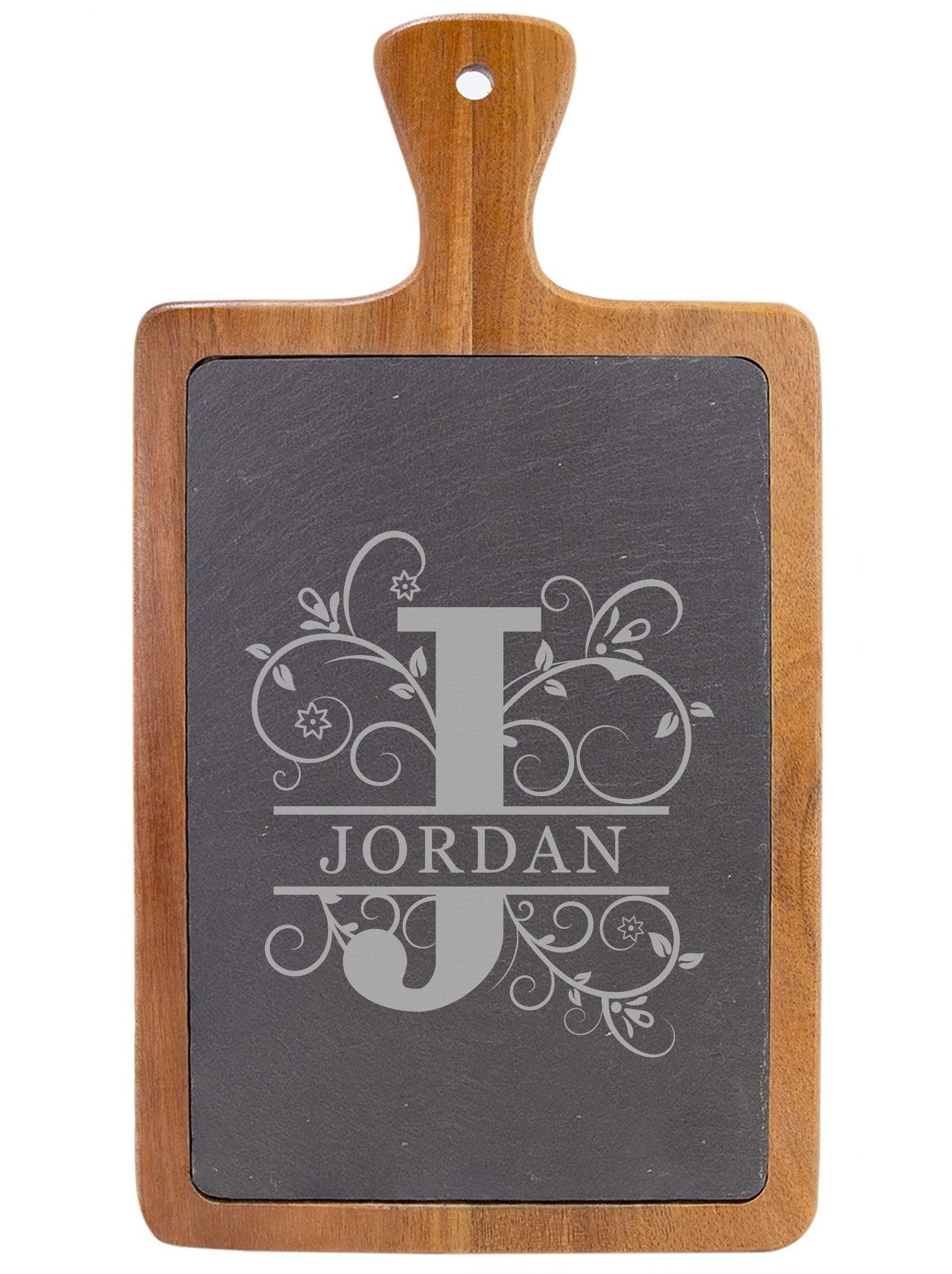Custom Cutting Board Acacia Wood & Slate - Your Brand. Your Logo ...