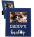 Daddy's Backup Thin Blue Line Police Picture Frame