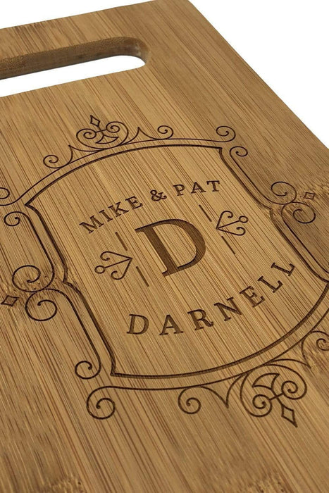 Engraved Bamboo Wood Cutting Board