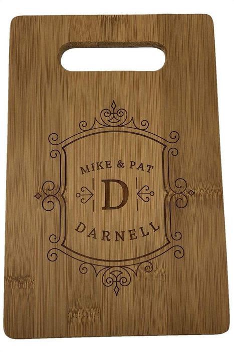 Engraved Bamboo Wood Cutting Board