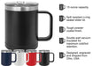 Fetch This 15 ounce Insulated Stainless Steel Coffee Mug