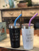 I Like Her Buns, I Like His Guns - Stainless Steel Insulated Drink Tumbler Set with Silicone Straws